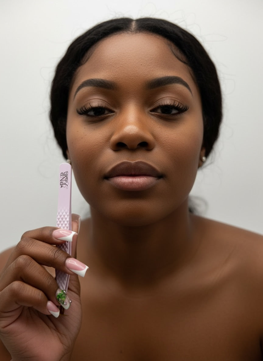 Sweet Pink Boot Tweezers Fiber tips